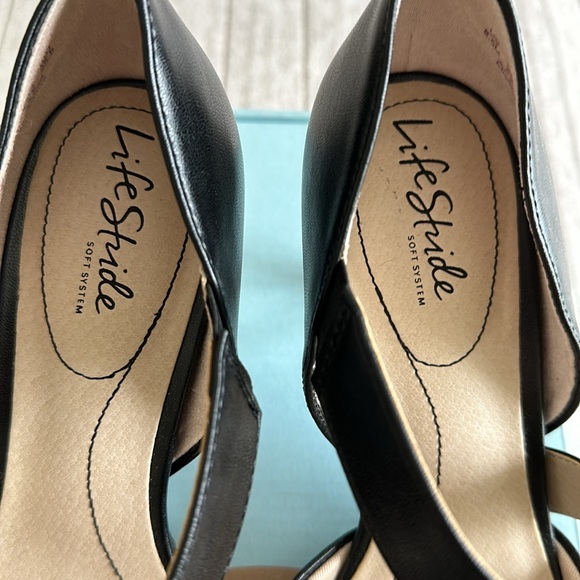 LIFE STRIDE | Heels Suki Black Vinci Strap SZ 8.5 - Picture 7 of 10